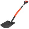 Vanga piatta in acciaio temprato con manico ergonomico antiscivolo 121 cm