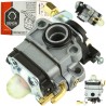Carburatore Ø9 mm per decespugliatore a scoppio altezza 90 mm spessore 30 mm