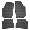 Tappetini compatibili con Skoda Fabia II 2006-2014, su misura in Gomma