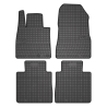 Tappetini compatibili con Nissan Note II dal 2012 in poi, su misura in Gomma