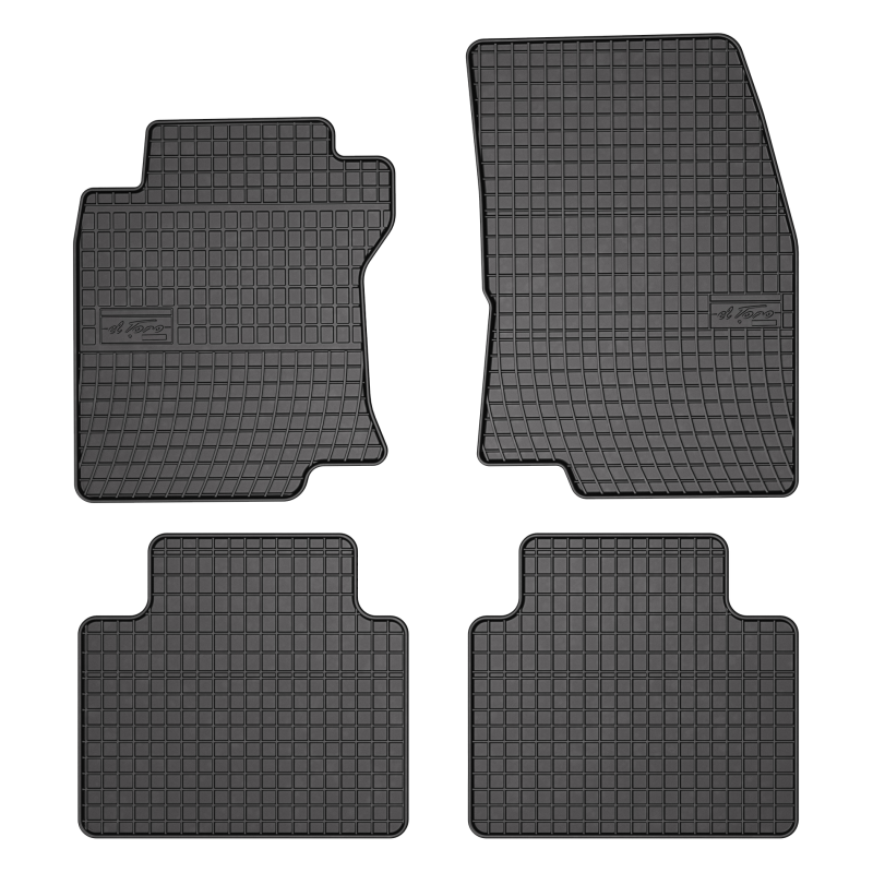 Tappetini compatibili con Nissan Rogue II 2013-2020, su misura in Gomma