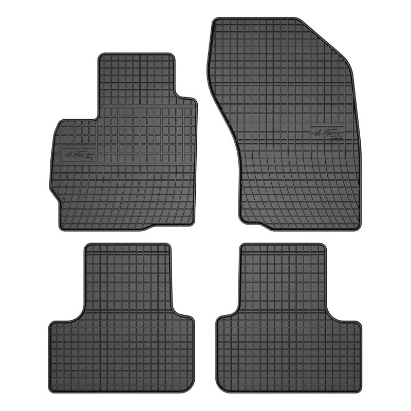 Tappetini compatibili con Citroën C4 Aircross 2012-2017, su misura in Gomma
