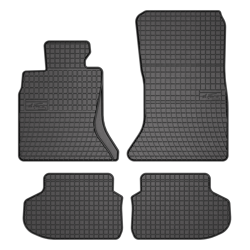 Tappetini compatibili con BMW Serie 5 F10 2010-2013, su misura in Gomma