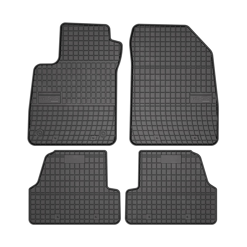 Tappetini compatibili con Chevrolet Trax I 2012-2019, su misura in Gomma