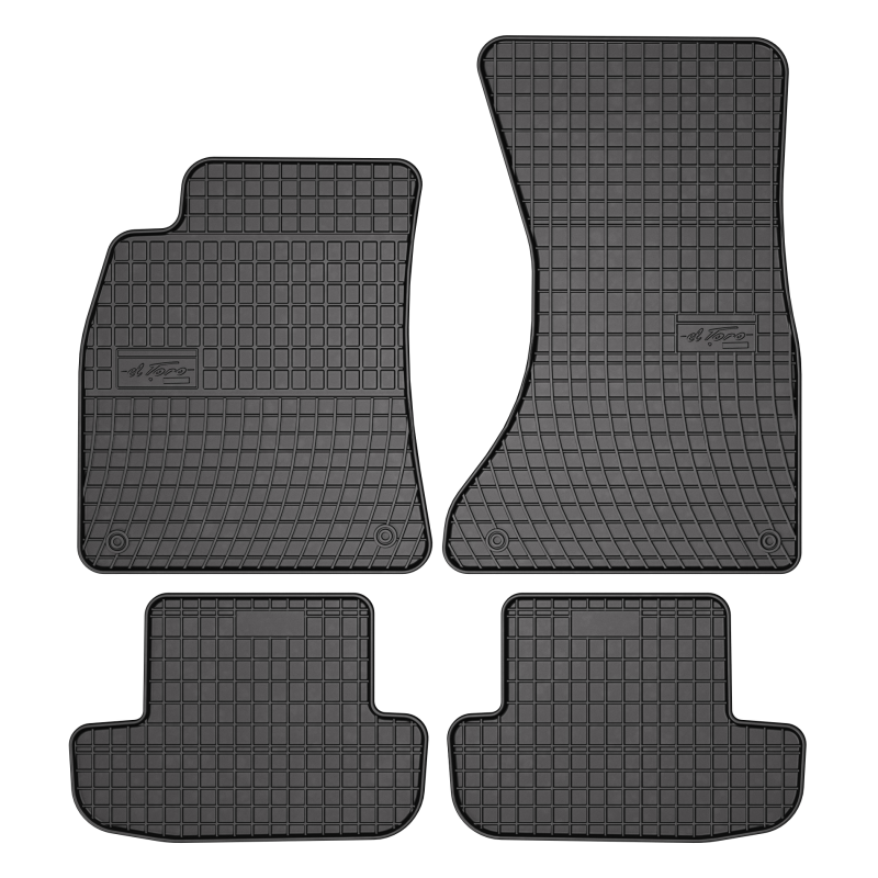 Tappetini compatibili con Audi A5 8T 2007-2016, su misura in Gomma