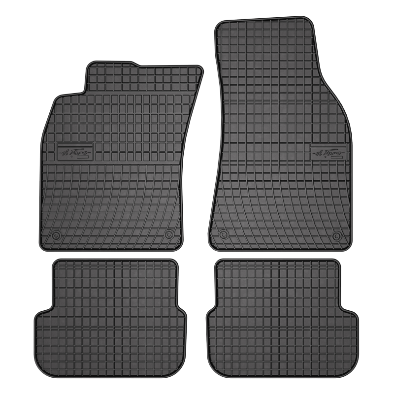 Tappetini compatibili con Audi A6 C6 2006-2011, su misura in Gomma
