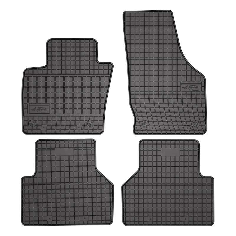 Tappetini compatibili con Audi Q3 I 2011-2018, su misura in Gomma