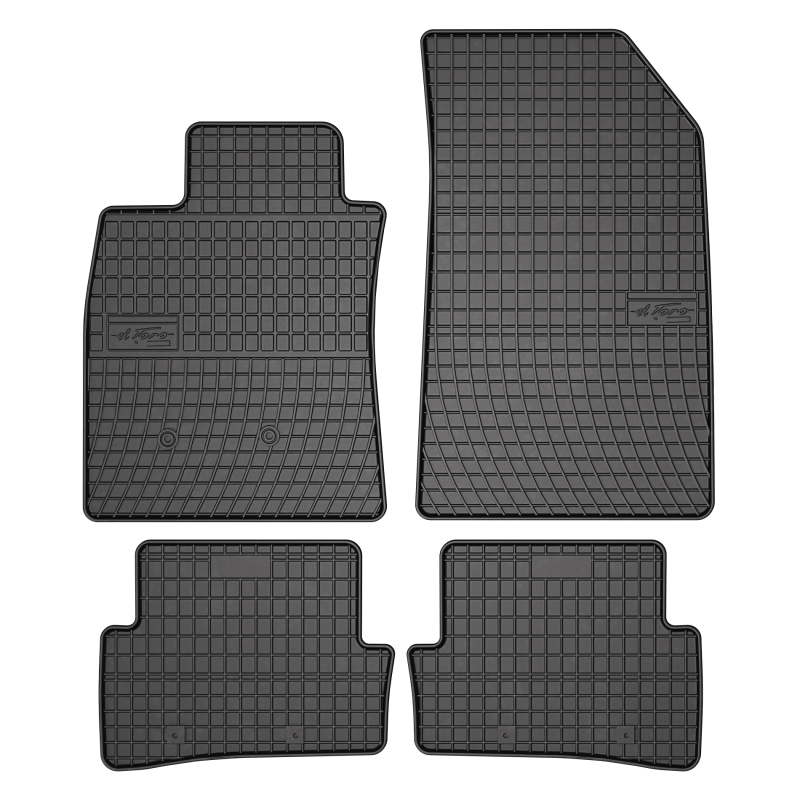 Tappetini compatibili con Renault Clio III 2005-2012, su misura in Gomma