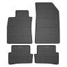 Tappetini compatibili con Renault Clio III 2005-2012, su misura in Gomma
