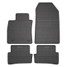 Tappetini compatibili con Renault Clio IV 2012-2020, su misura in Gomma