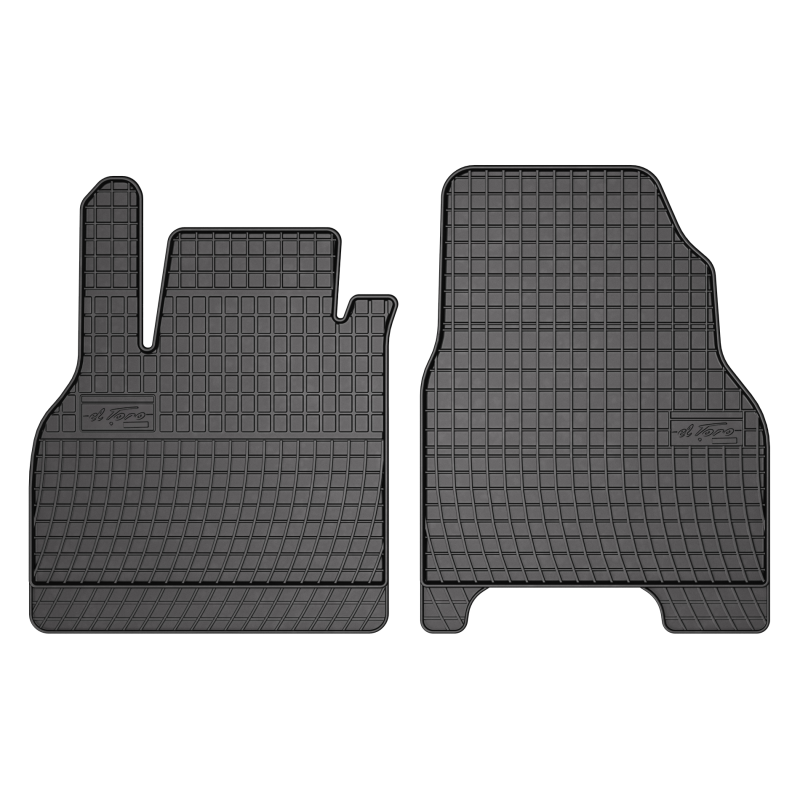 Tappetini compatibili con Mercedes-Benz Citan W415 2012-2021, su misura in Gomma