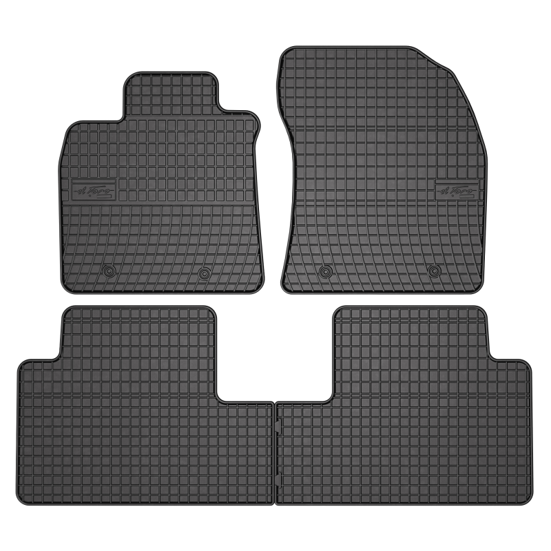 Tappetini compatibili con Toyota Avensis III 2009-2018, su misura in Gomma