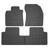 Tappetini compatibili con Toyota Avensis III 2009-2018, su misura in Gomma