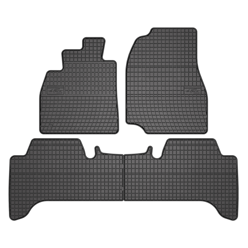 Tappetini compatibili con Toyota Land Cruiser J100 1998-2007, su misura in Gomma