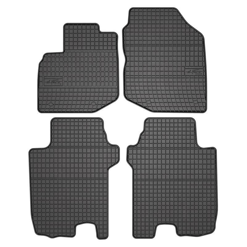 Tappetini compatibili con Honda Jazz III 2008-2015, su misura in Gomma