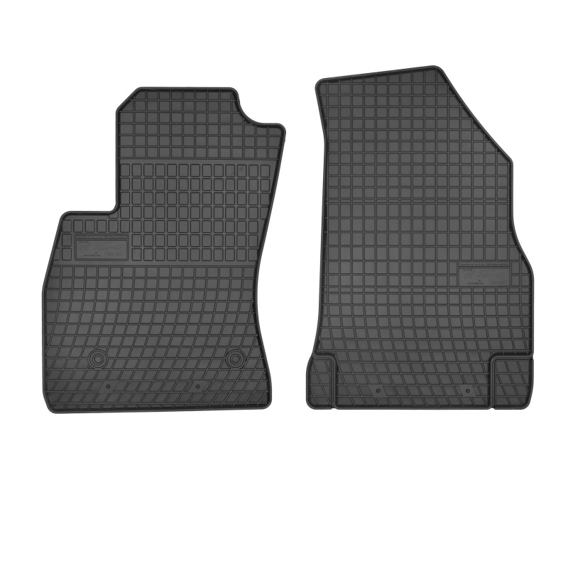 Tappetini compatibili con Fiat Doblo II 2010-2020, su misura in Gomma