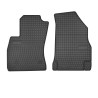 Tappetini compatibili con Fiat Doblo II 2010-2020, su misura in Gomma