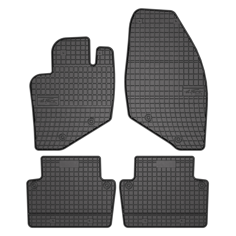 Tappetini compatibili con Volvo S60 I 2000-2010, su misura in Gomma