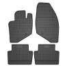 Tappetini compatibili con Volvo S60 I 2000-2010, su misura in Gomma