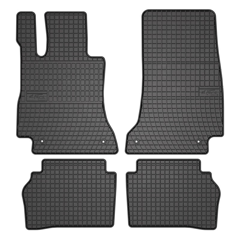 Tappetini compatibili con Mercedes-Benz Classe E W213 2016-2023, su misura in Gomma