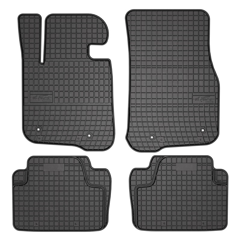 Tappetini compatibili con BMW Serie 4 F33 2013-2020, su misura in Gomma