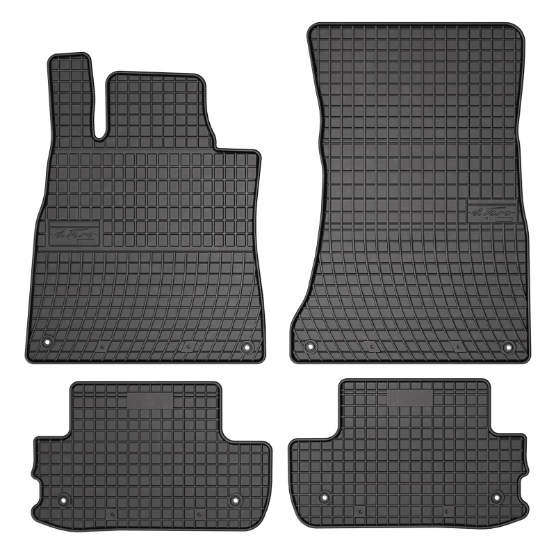 Tappetini compatibili con Mercedes-Benz Classe S C217 2014-2020, su misura in Gomma