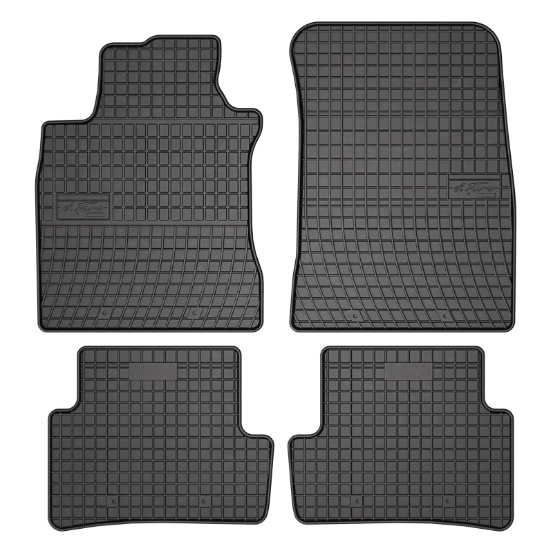 Tappetini compatibili con Renault Modus 2004-2012, su misura in Gomma