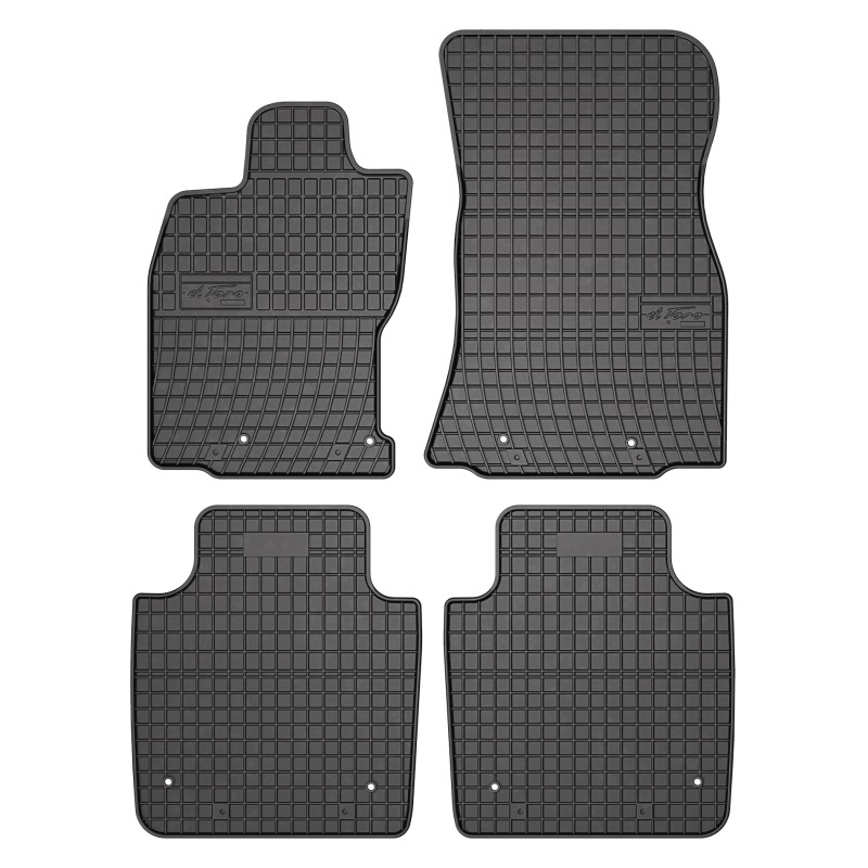 Tappetini compatibili con Jaguar XJ VII 2002-2009, su misura in Gomma