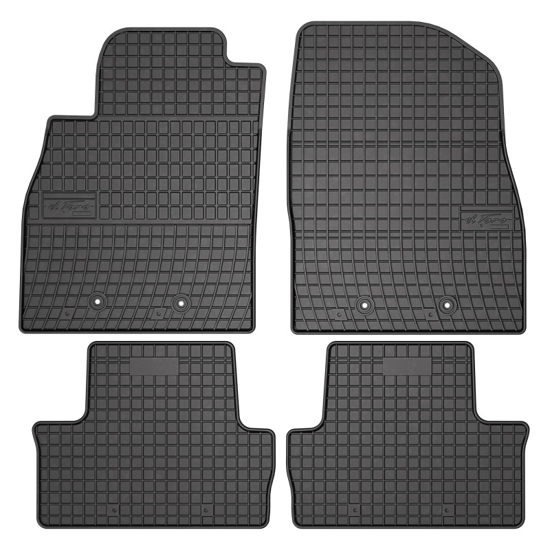 Tappetini compatibili con Opel Ampera 2012-2014, su misura in Gomma