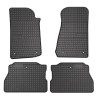 Tappetini compatibili con Jeep Wrangler IV dal 2017 in poi, su misura in Gomma