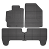 Tappetini compatibili con Toyota Yaris I 1999-2006, su misura in Gomma
