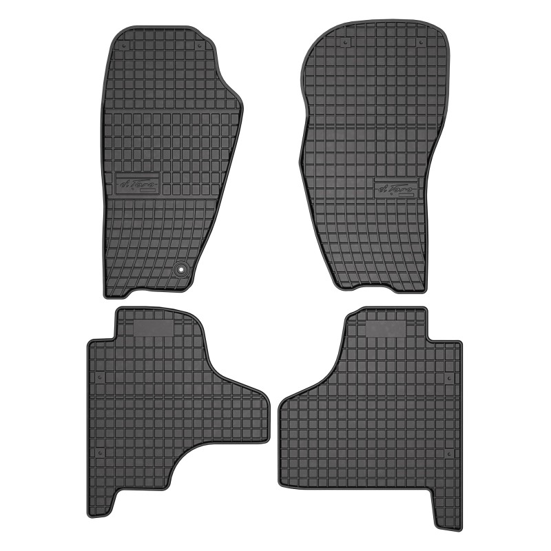 Tappetini compatibili con Jeep Cherokee IV 2007-2012, su misura in Gomma