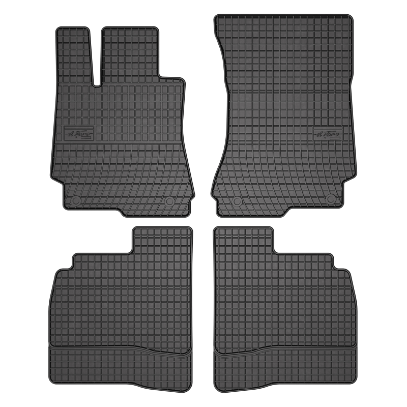Tappetini compatibili con Mercedes-Benz Classe S W221 2005-2013, su misura in Gomma