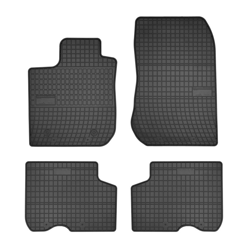Tappetini compatibili con Dacia Logan II 2012-2020, su misura in Gomma