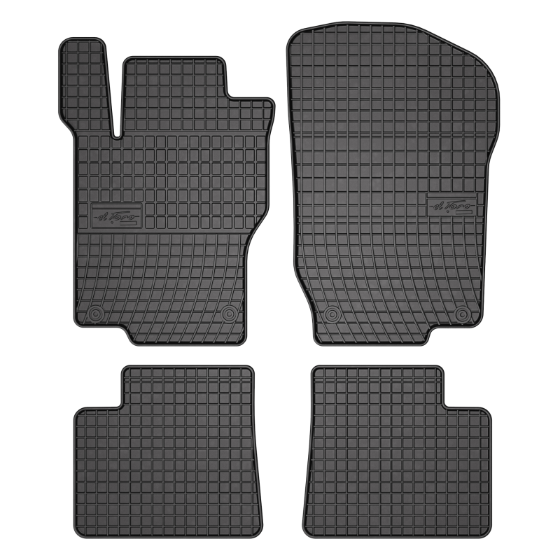 Tappetini compatibili con Mercedes-Benz Classe M W164 2005-2011, su misura in Gomma