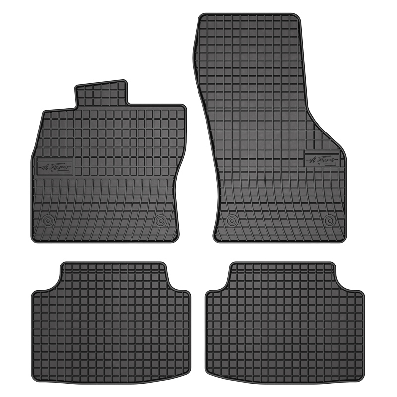 Tappetini compatibili con Volkswagen Passat B8 2014-2022, su misura in Gomma