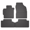 Tappetini compatibili con Toyota Auris I 2006-2012, su misura in Gomma