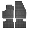 Tappetini compatibili con Opel Meriva B 2010-2017, su misura in Gomma