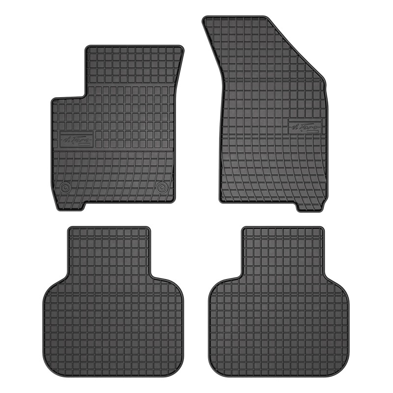 Tappetini compatibili con Dodge Journey I 2008-2020, su misura in Gomma