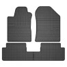 Tappetini compatibili con Toyota Corolla Verso II 2004-2009, su misura in Gomma