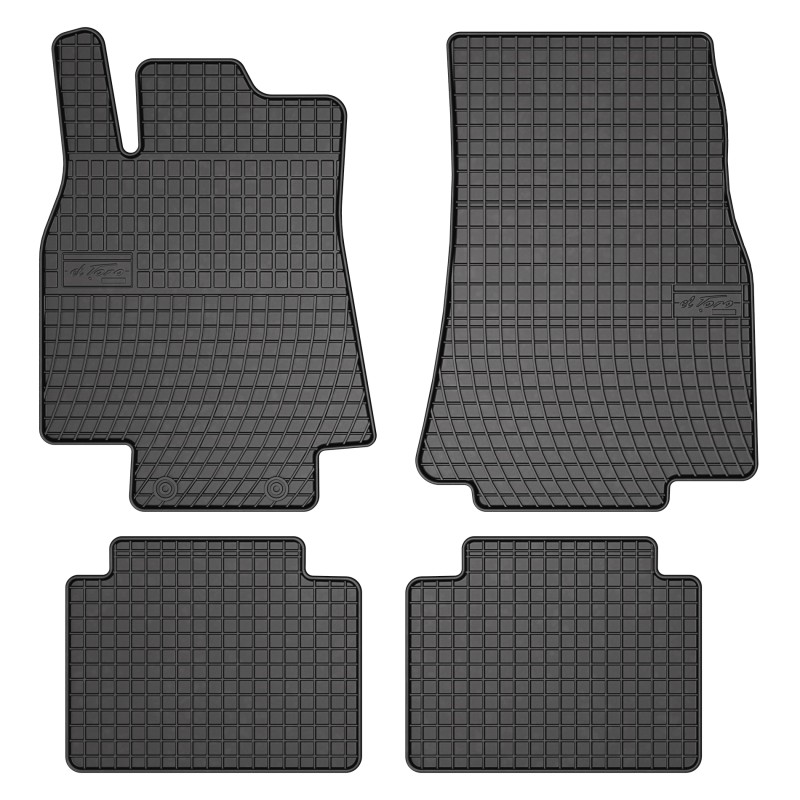 Tappetini compatibili con Mercedes-Benz Classe B W245 2005-2011, su misura in Gomma