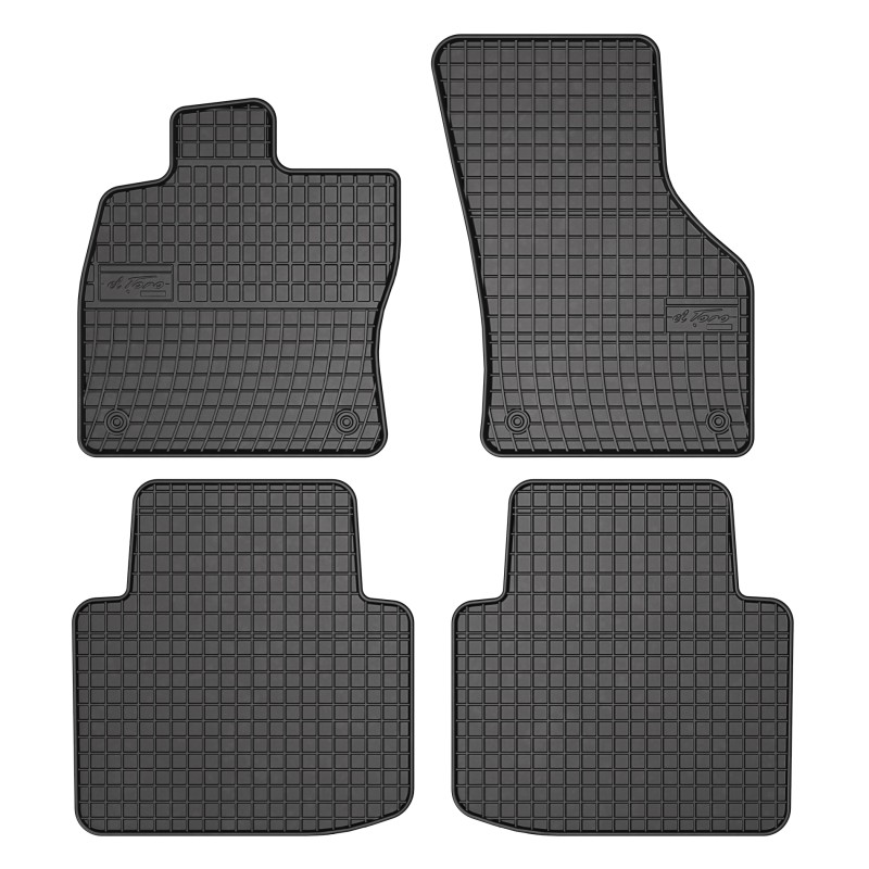 Tappetini compatibili con Skoda Superb III 2015-2023, su misura in Gomma