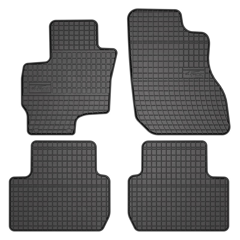 Tappetini compatibili con Mitsubishi Outlander III PHEV 2012-2022, su misura in Gomma