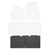 Tappetini compatibili con Renault Espace IV 2002-2014, su misura in Gomma