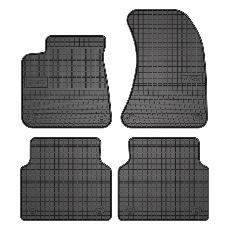 Tappetini compatibili con Audi A8 D4 2009-2017, su misura in Gomma