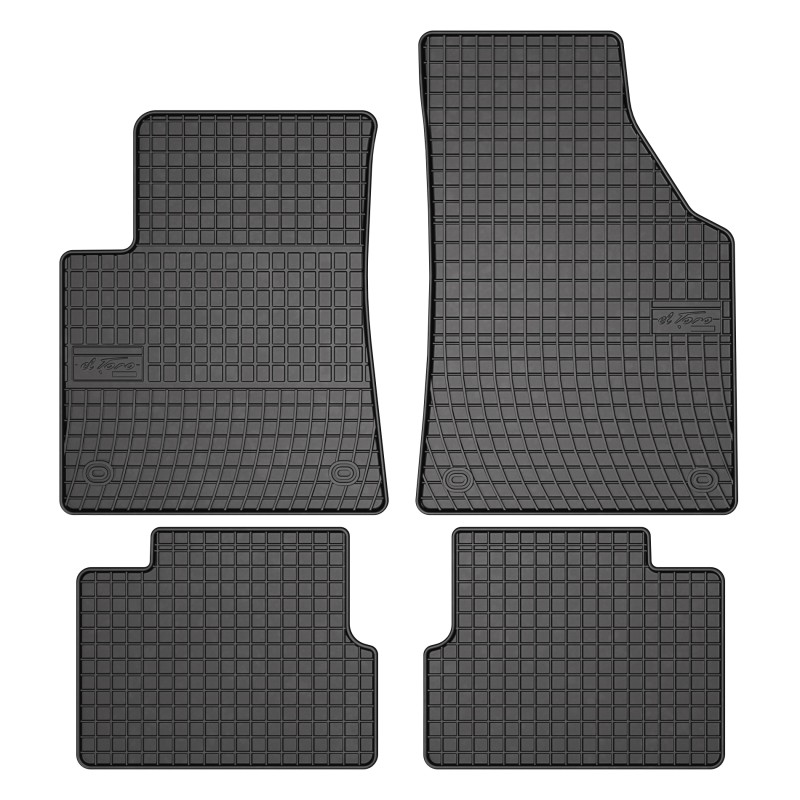 Tappetini compatibili con Jeep Cherokee V 2013-2023, su misura in Gomma