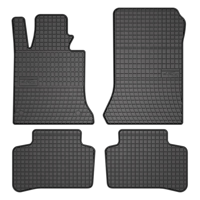 Tappetini compatibili con Mercedes-Benz GLK X204 2008-2015, su misura in Gomma