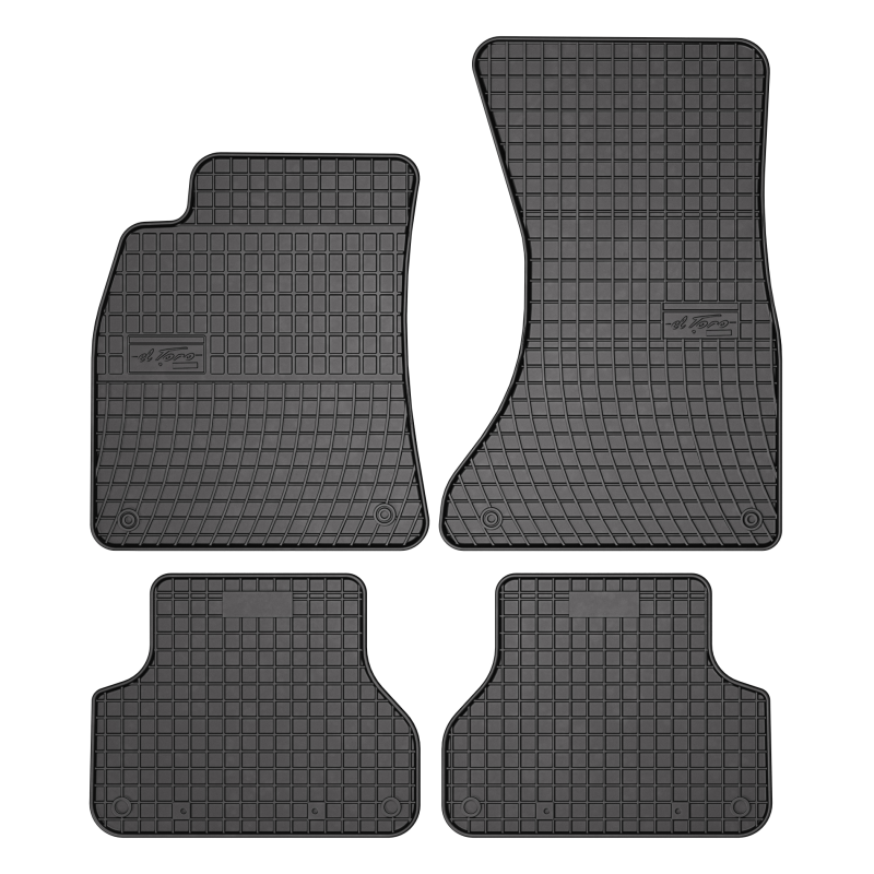 Tappetini compatibili con Audi A4 B9 2015-2023, su misura in Gomma