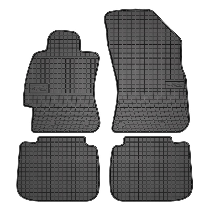 Tappetini compatibili con Subaru Outback V 2014-2019, su misura in Gomma