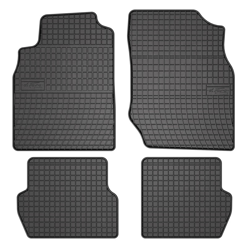 Tappetini compatibili con Nissan Almera N16 2000-2006, su misura in Gomma